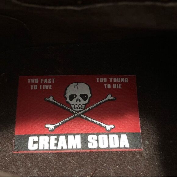 Steampunk gothic harness buckle zipper distressed rust brown biker boots sz 10.5 - Picture 8 of 10